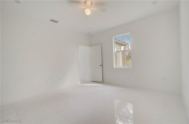 2109 Jefferson Ave, Alva, FL 33920 - unfurnished room with tile patterned flooring and a ceiling fan