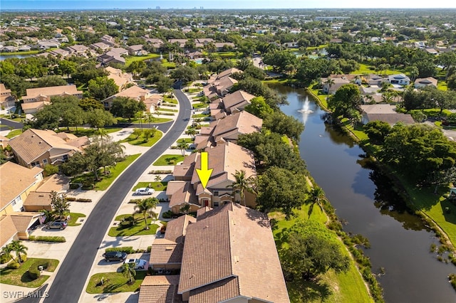 15041 Lakeside View Dr Unit 2104, Fort Myers, FL 33919 - aerial perspective of suburban area with a large body of water