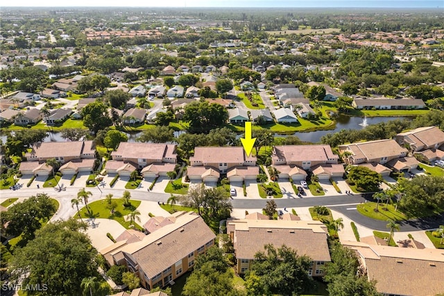 15041 Lakeside View Dr Unit 2104, Fort Myers, FL 33919 - aerial view of residential area with a large body of water