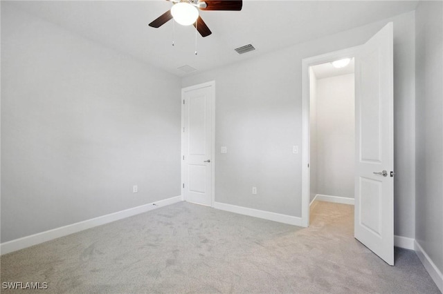 17215 Hadlow Pl, Fort Myers, FL 33967 - unfurnished bedroom with light carpet and a ceiling fan
