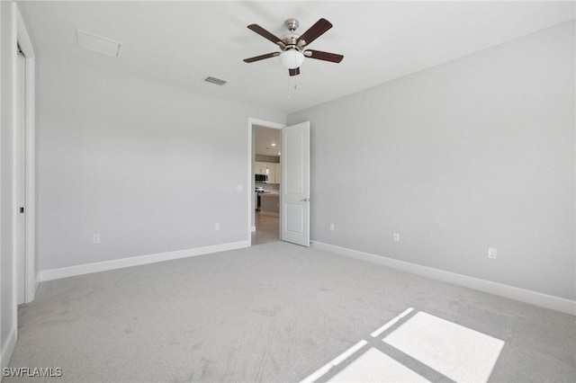 17215 Hadlow Pl, Fort Myers, FL 33967 - unfurnished bedroom with carpet floors and a ceiling fan