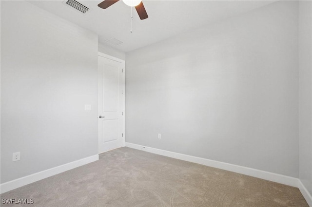 17215 Hadlow Pl, Fort Myers, FL 33967 - carpeted empty room featuring ceiling fan and baseboards