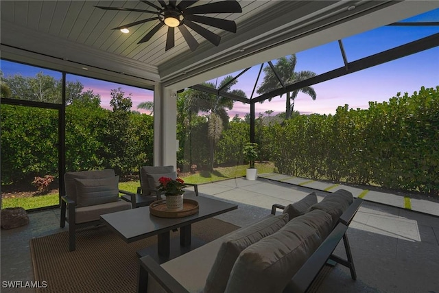 234 Legacy Ct, Naples, FL 34110 - view of sunroom / solarium