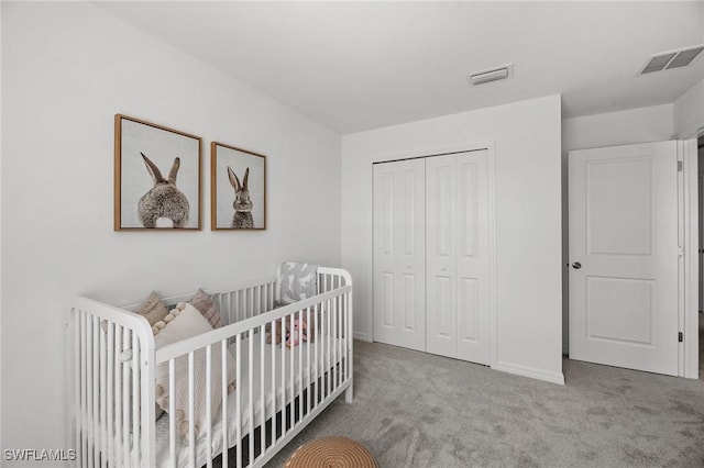 17251 Monte Isola Way N, Fort Myers, FL 33917 - carpeted bedroom featuring a closet and a crib