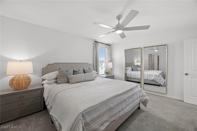17251 Monte Isola Way N, Fort Myers, FL 33917 - bedroom featuring carpet floors and ceiling fan