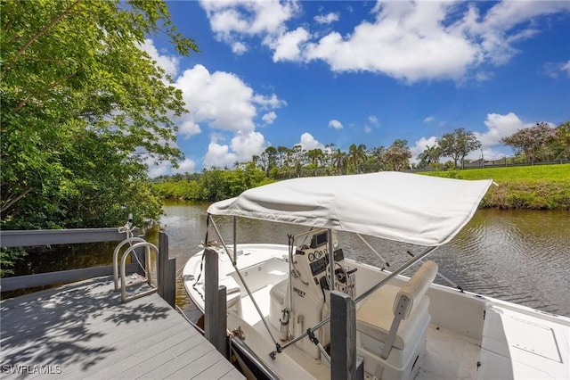 116 Sharwood Dr, Naples, FL 34110 - dock with a water view
