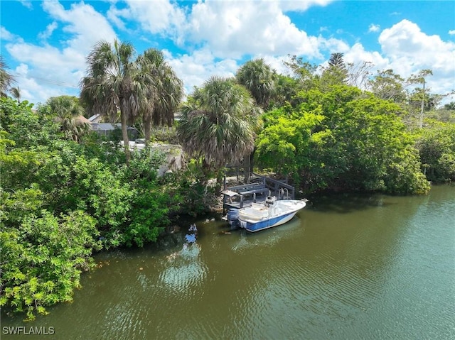 116 Sharwood Dr, Naples, FL 34110 - dock with a water view