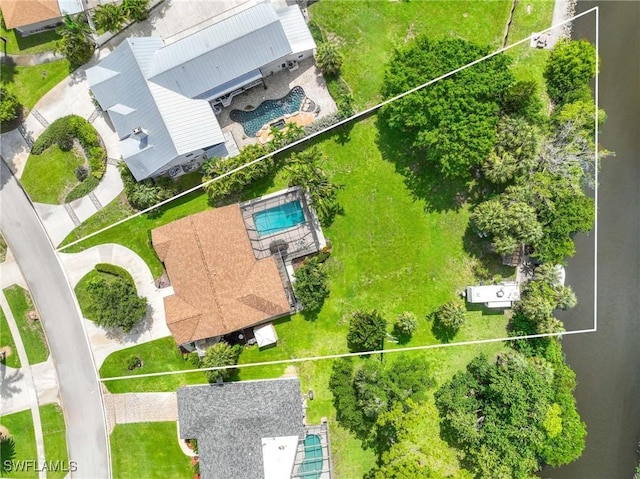 116 Sharwood Dr, Naples, FL 34110 - view of property location featuring a pool area and property boundaries highlighted