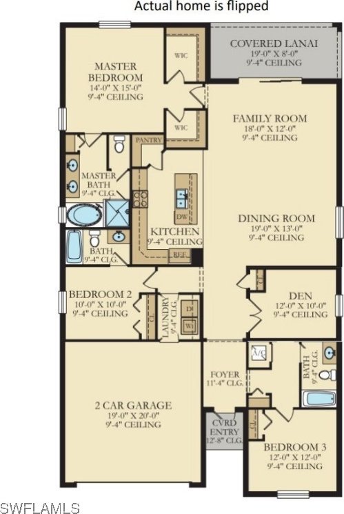 19368 Elston Way, Estero, FL 33928 - view of floor plan / room layout