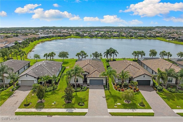 19368 Elston Way, Estero, FL 33928 - aerial perspective of suburban area with a nearby body of water