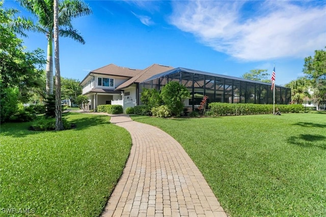 4323 Silver Fox Dr, Naples, FL 34119 - view of home's community with a lawn