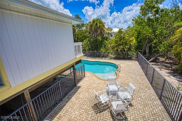 1674 Bunting Ln, Sanibel, FL 33957 - view of swimming pool featuring a patio