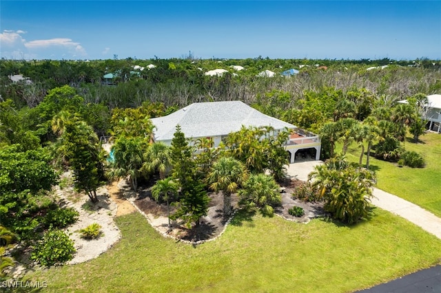 1674 Bunting Ln, Sanibel, FL 33957 - aerial view of property and surrounding area
