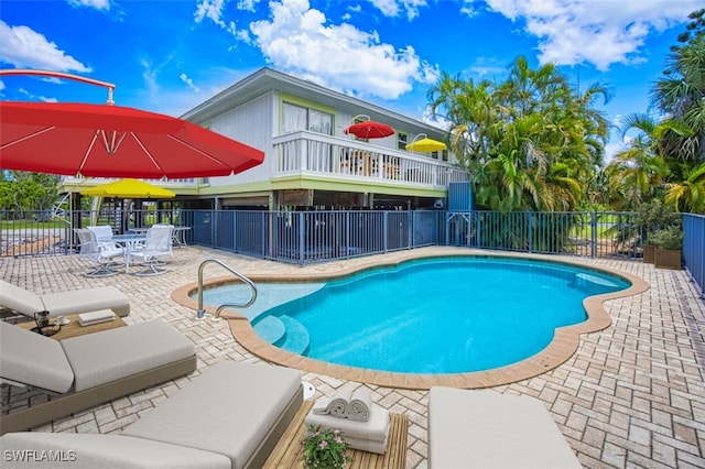 1674 Bunting Ln, Sanibel, FL 33957 - view of pool featuring a patio area