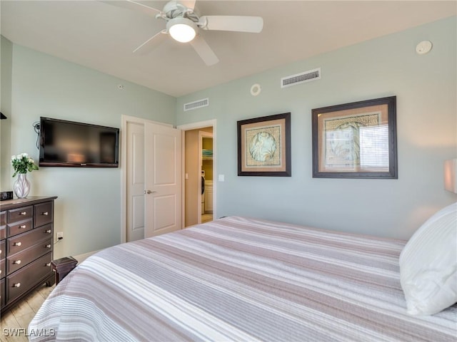 4182 Bay Beach Ln Unit 761, Fort Myers Beach, FL 33931 - bedroom featuring a ceiling fan