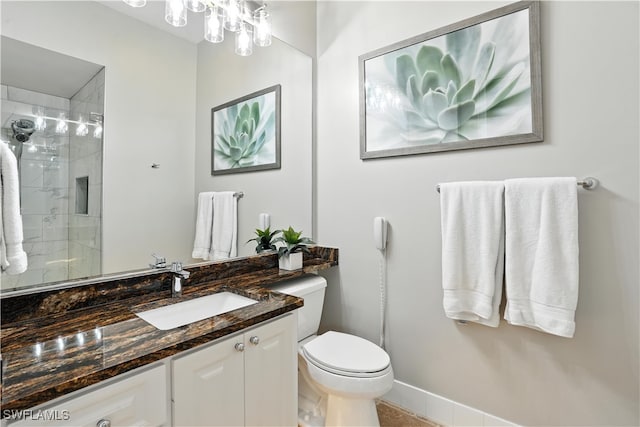 28283 Koi Way, Bonita Springs, FL 34135 - bathroom with vanity and tiled shower