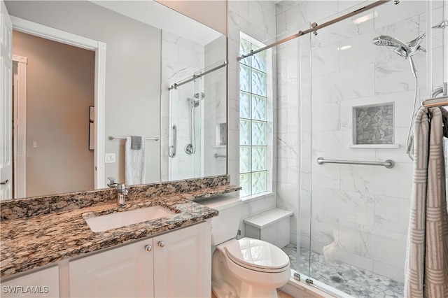 28283 Koi Way, Bonita Springs, FL 34135 - bathroom featuring vanity and a stall shower