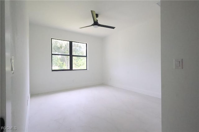 2713 8th St W, Lehigh Acres, FL 33971 - empty room with a ceiling fan