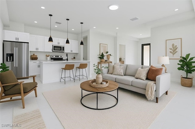 3113 58th St W, Lehigh Acres, FL 33971 - living area with recessed lighting