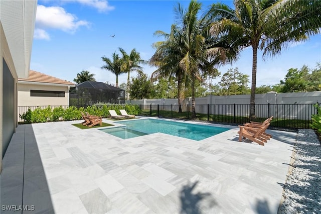 3240 Pilot Cir, Naples, FL 34120 - view of pool with a patio