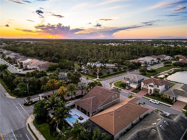 3240 Pilot Cir, Naples, FL 34120 - aerial view at dusk of a residential view