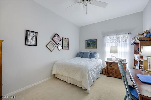 6956 Lone Oak Blvd, Naples, FL 34109 - bedroom featuring light carpet and ceiling fan