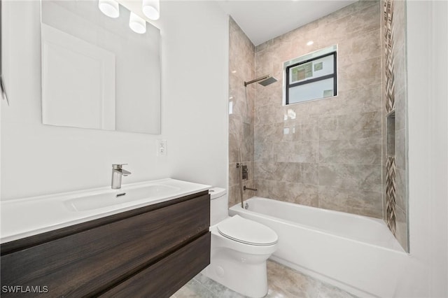 3525 43rd Ave NE, Naples, FL 34120 - bathroom featuring vanity and shower / tub combination