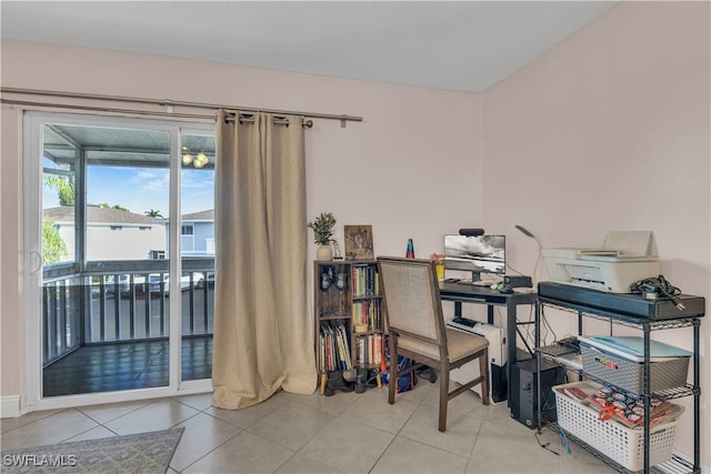 3284 Royal Canadian Trce Unit 4, Fort Myers, FL 33907 - view of tiled home office