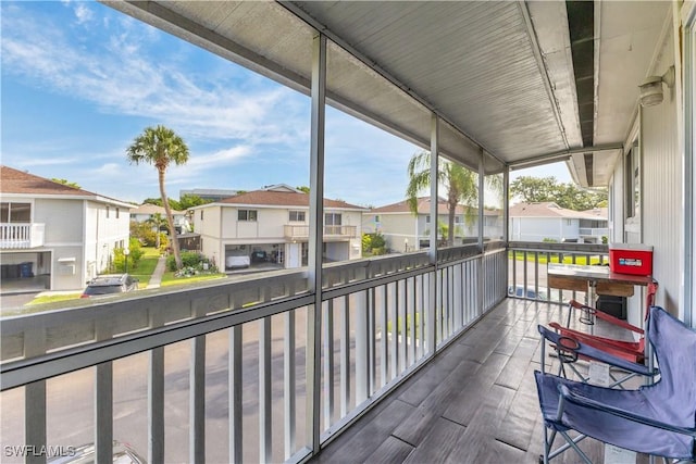 3284 Royal Canadian Trce Unit 4, Fort Myers, FL 33907 - wooden deck featuring a residential view