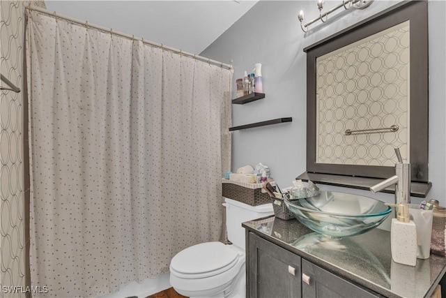 3284 Royal Canadian Trce Unit 4, Fort Myers, FL 33907 - full bathroom featuring vanity and curtained shower