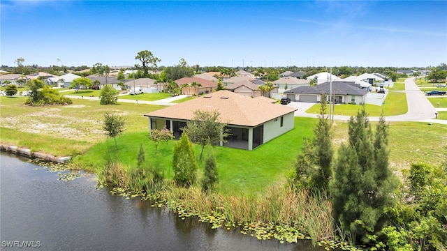2622 SW 5th St, Cape Coral, FL 33991 - aerial perspective of suburban area featuring a nearby body of water
