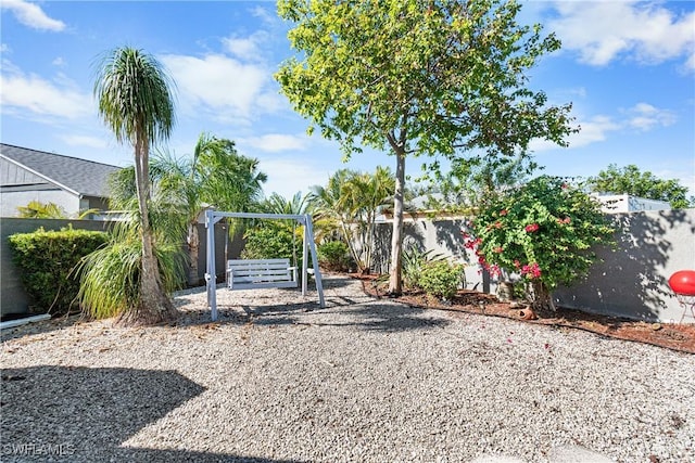 9761 Maplecrest Cir, Lehigh Acres, FL 33936 - view of fenced backyard