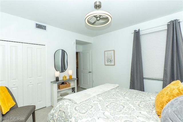 5467 Double Eagle Cir Unit 3212, Ave Maria, FL 34142 - bedroom with a closet and tile patterned flooring
