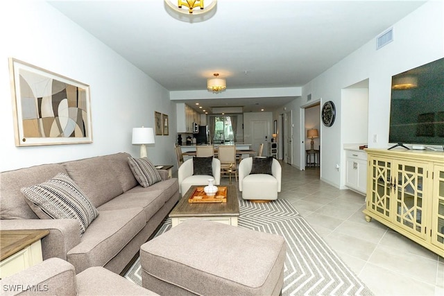 5467 Double Eagle Cir Unit 3212, Ave Maria, FL 34142 - living area with light tile patterned floors