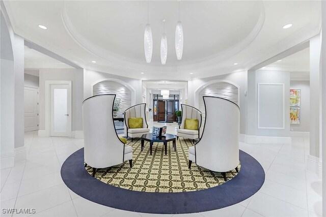 7773 Jacaranda Ln, Naples, FL 34114 - building lobby featuring recessed lighting