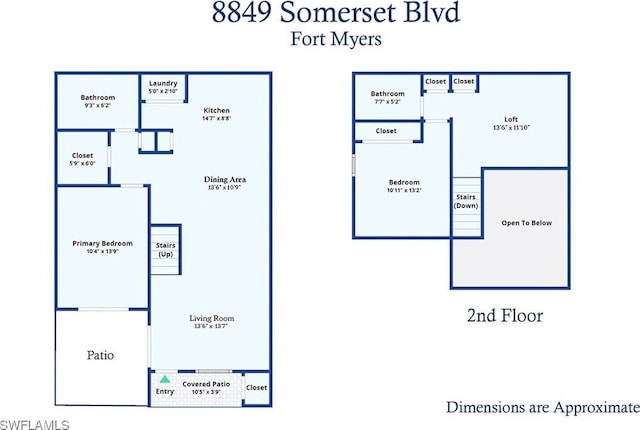 8849 Somerset Blvd, Fort Myers, FL 33919 - view of room layout