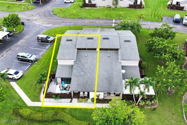 8849 Somerset Blvd, Fort Myers, FL 33919 - aerial view of property's location featuring property boundaries highlighted