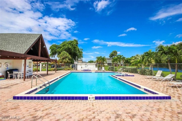 8849 Somerset Blvd, Fort Myers, FL 33919 - community pool featuring a patio area