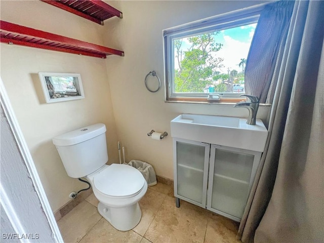 2595 Pine St, Matlacha, FL 33993 - bathroom featuring tile patterned floors and vanity
