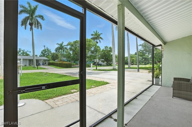 1423 Charles Rd, Fort Myers, FL 33919 - view of unfurnished sunroom