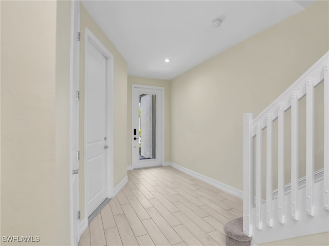 7524 Carnegie Way, Naples, FL 34119 - entryway featuring baseboards and recessed lighting