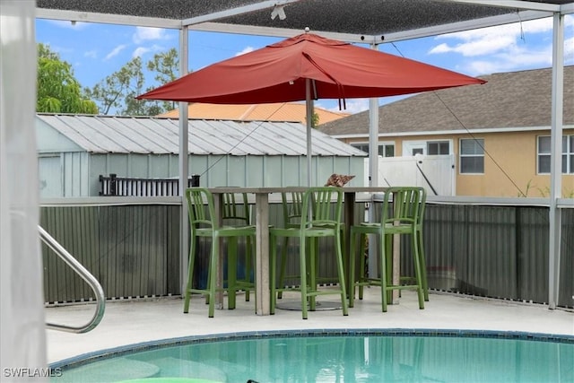 17236 Lee Rd, Fort Myers, FL 33967 - view of pool with a patio area