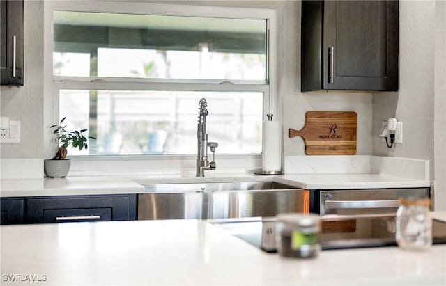 718 Coral Dr, Cape Coral, FL 33904 - kitchen with a sink and dishwasher