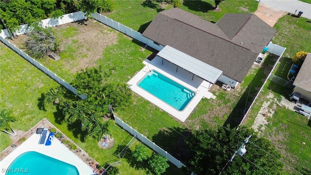 1506 SE 42nd St, Cape Coral, FL 33904 - aerial view of property and surrounding area with a pool