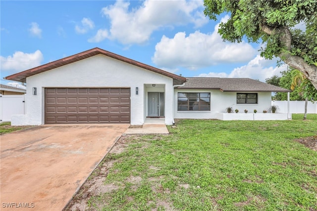 1506 SE 42nd St, Cape Coral, FL 33904 - ranch-style home with stucco siding, an attached garage, and driveway