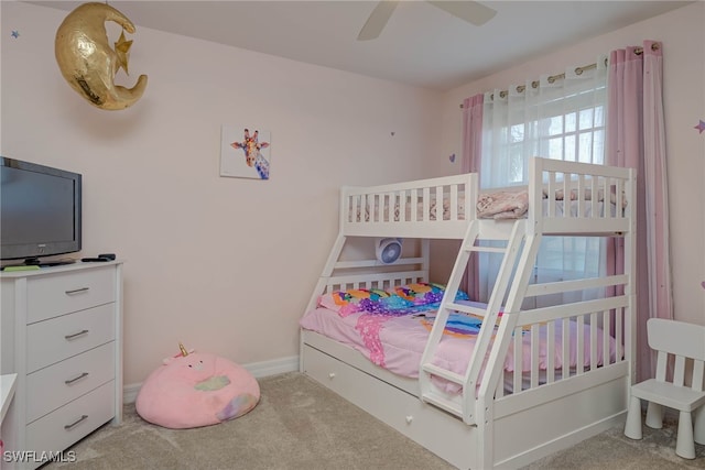 10298 Carolina Willow Dr, Fort Myers, FL 33913 - bedroom featuring carpet and a ceiling fan