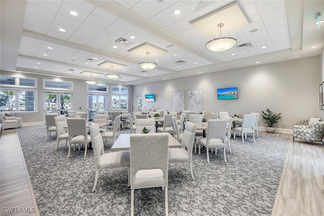 14044 Hunter Oak Dr, Fort Myers, FL 33913 - dining space featuring wood finished floors and recessed lighting