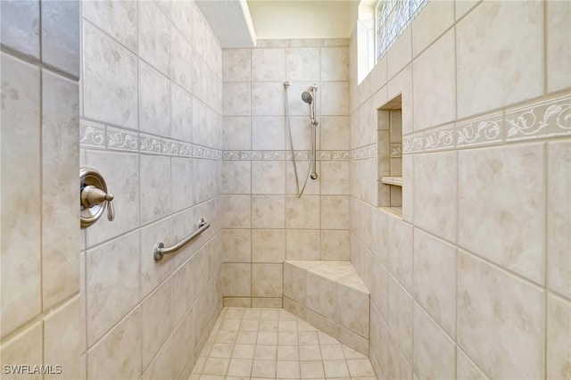 3206 SW 4th Ln, Cape Coral, FL 33991 - bathroom featuring a tile shower