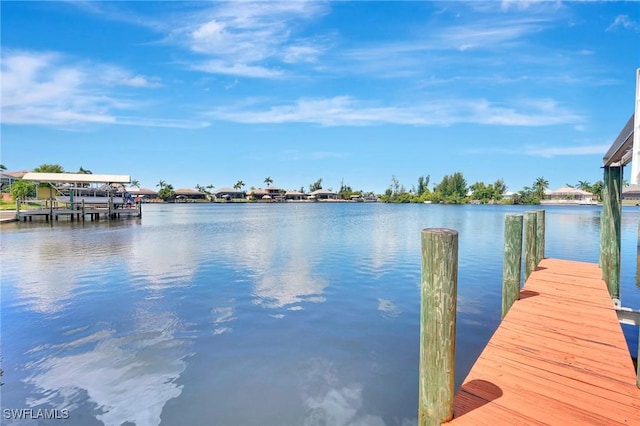 3206 SW 4th Ln, Cape Coral, FL 33991 - dock area featuring a water view
