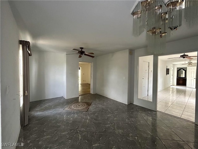 211 Oakmont Pkwy, Lehigh Acres, FL 33936 - spare room featuring a ceiling fan